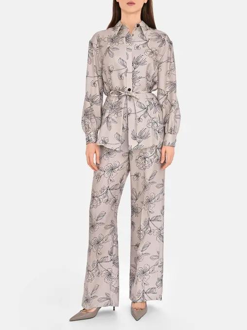 Брюки шелковые LORENA ANTONIAZZI