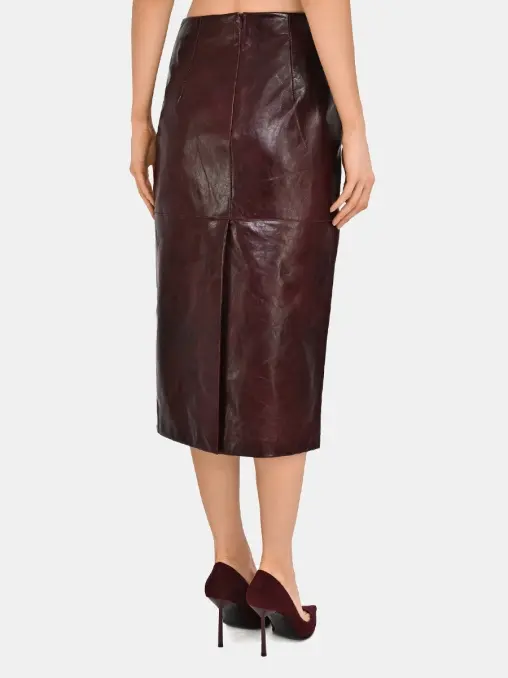 Юбка кожаная SPORTMAX