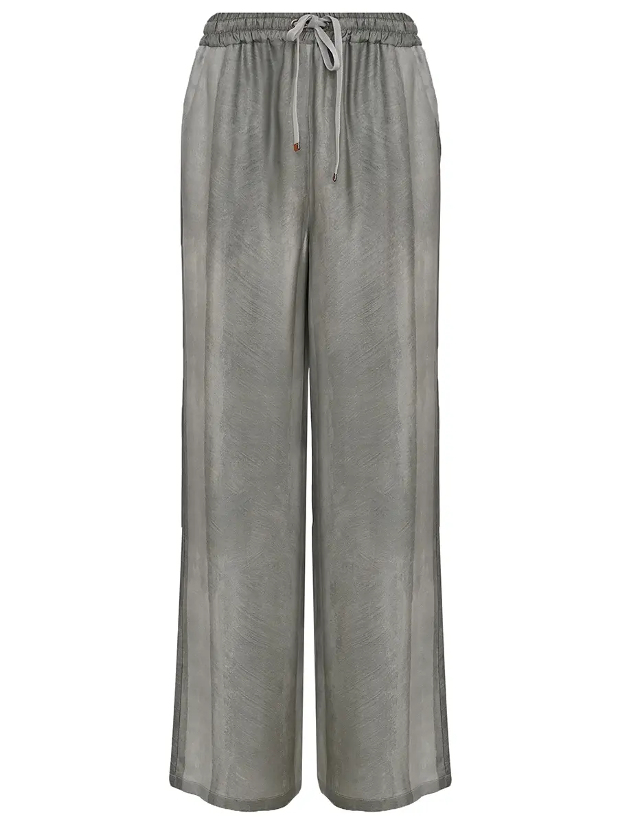 Брюки шелковые