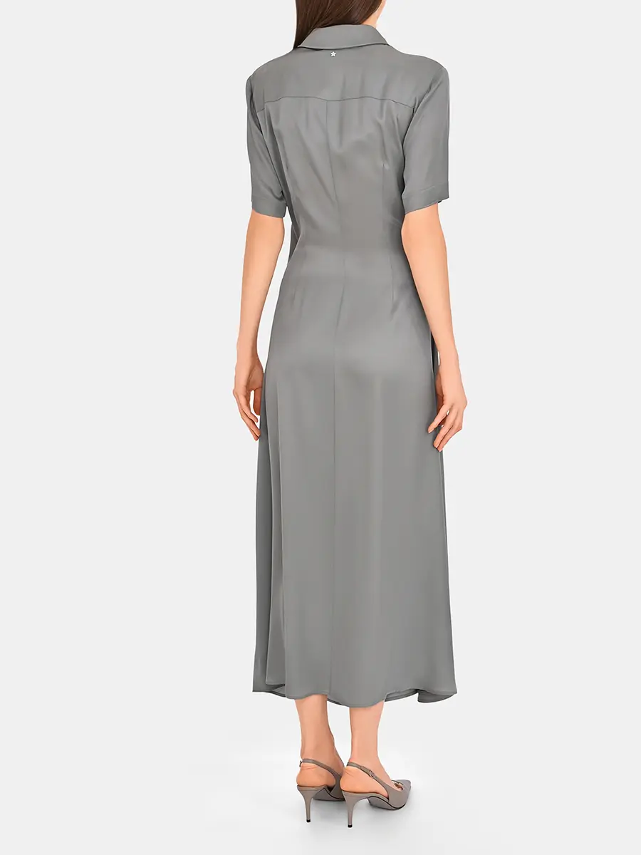 Платье однотонное
