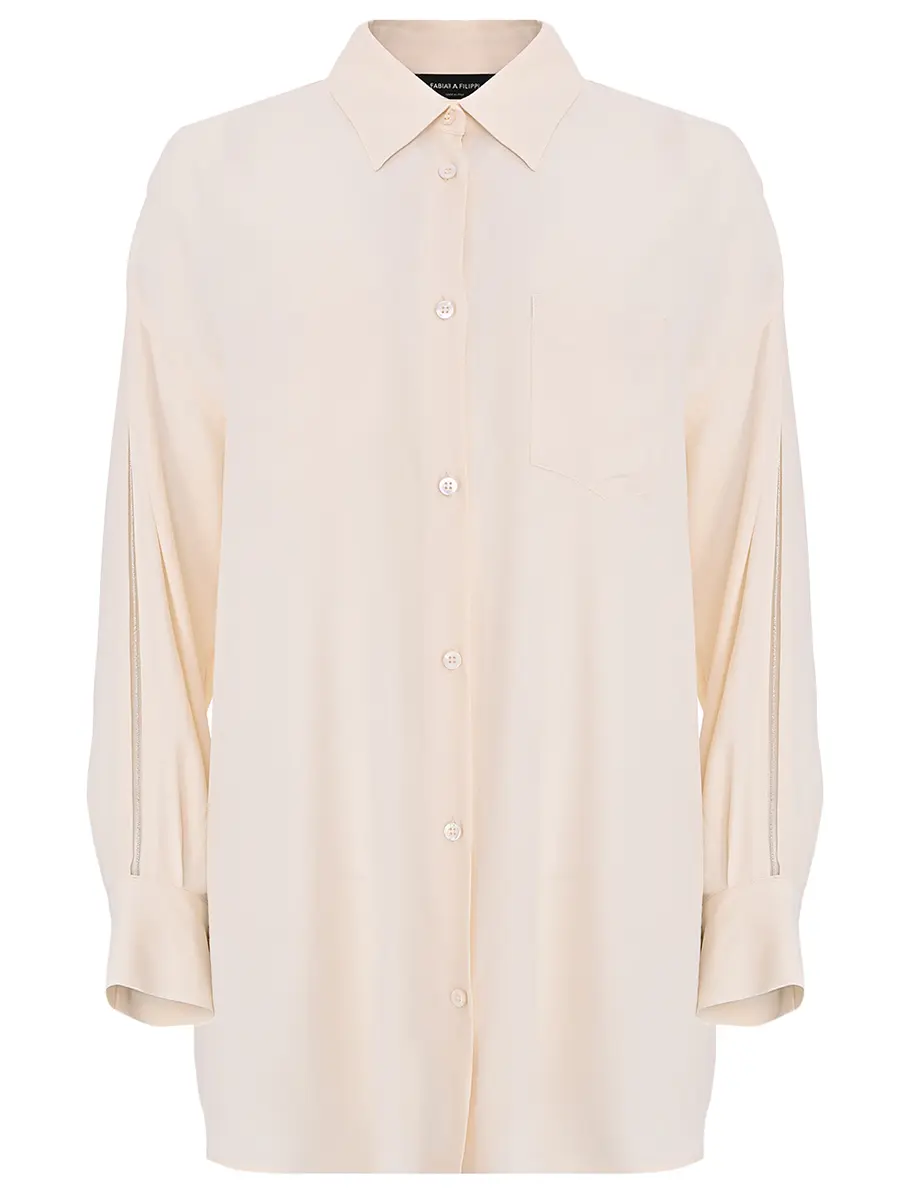 Рубашка однотонная