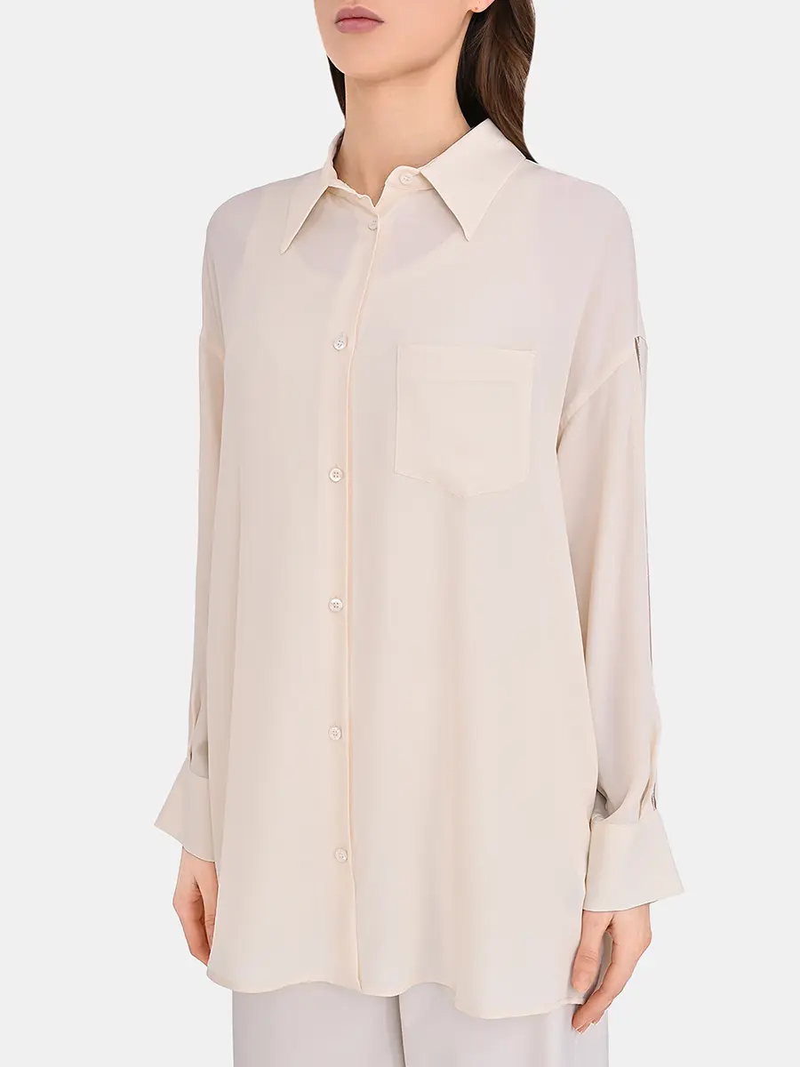 Рубашка однотонная