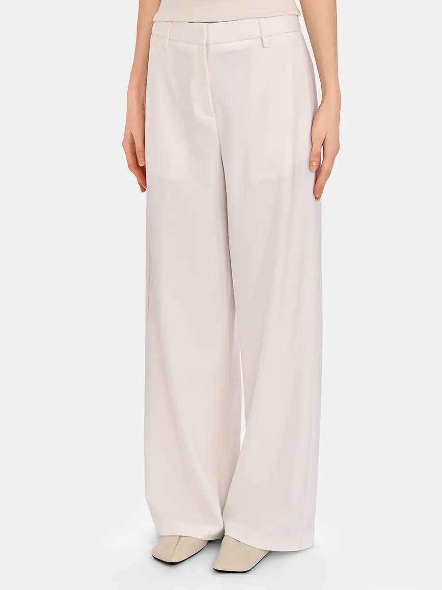 Брюки однотонные