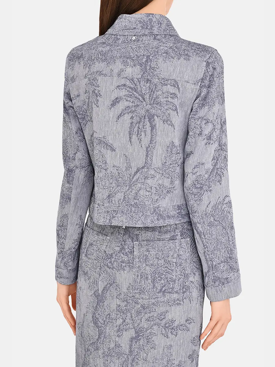 Куртка из хлопка и льна