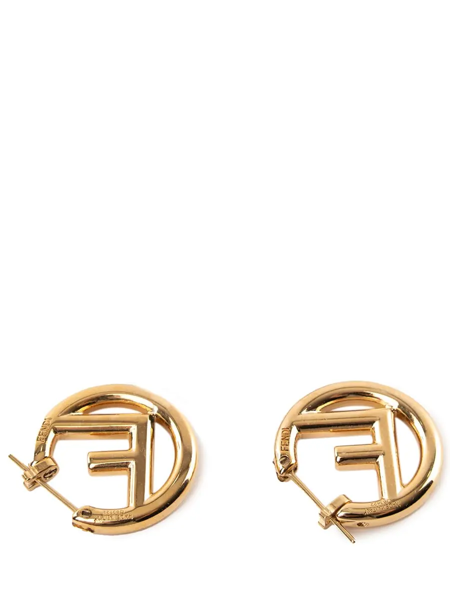 Серьги в виде логотипа