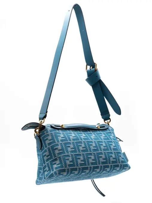 Сумка из кожи и текстиля FENDI