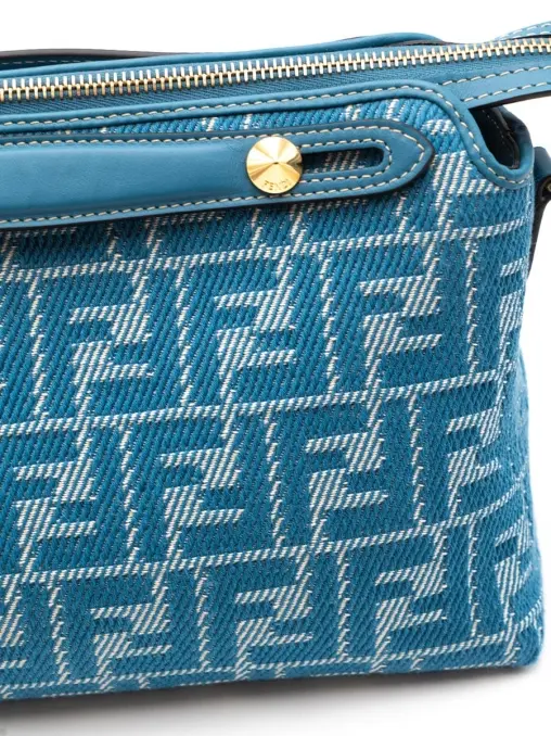 Сумка из кожи и текстиля FENDI