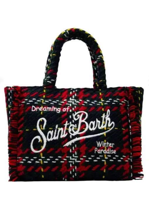 Сумка в клетку MC2 SAINT BARTH