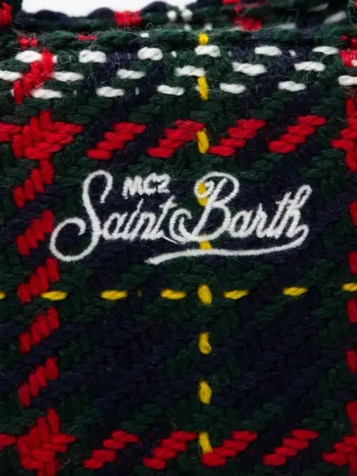 Сумка в клетку MC2 SAINT BARTH