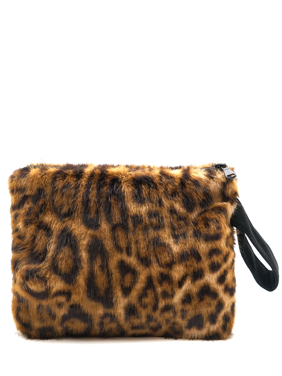 Косметичка из эко-меха