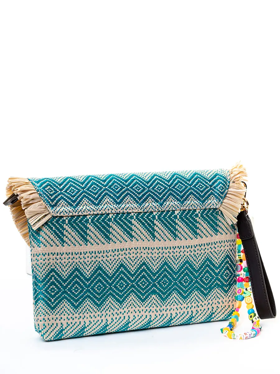 Клатч плетеный