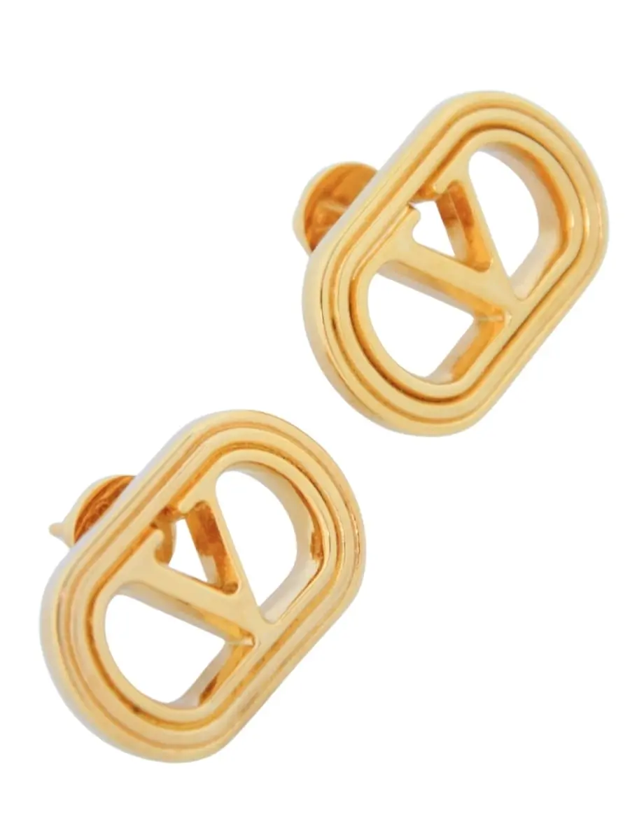 Серьги в виде логотипа