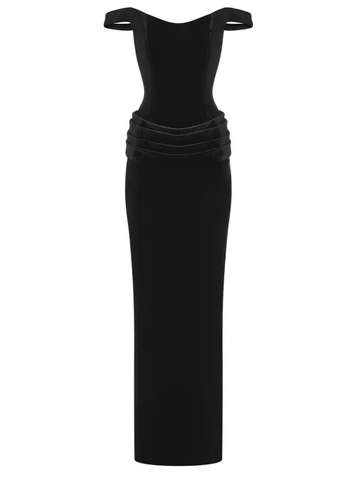 Платье бархатное SALUZA