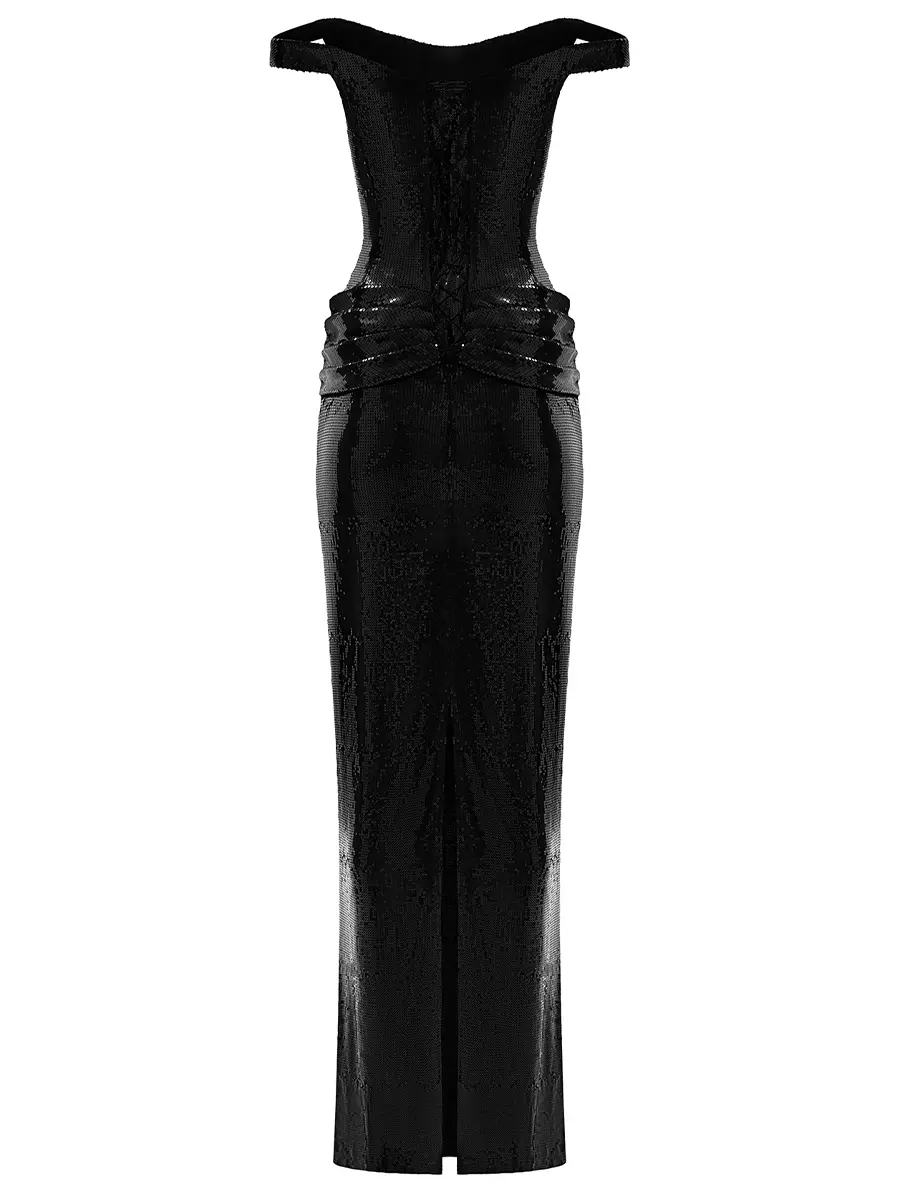 Платье с пайетками