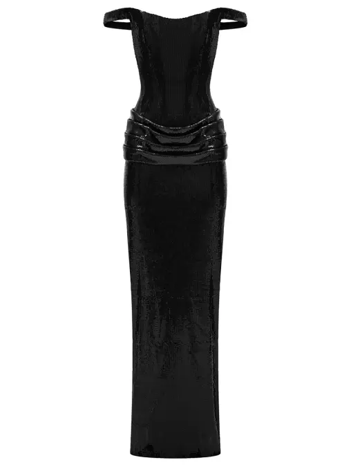 Платье с пайетками SALUZA