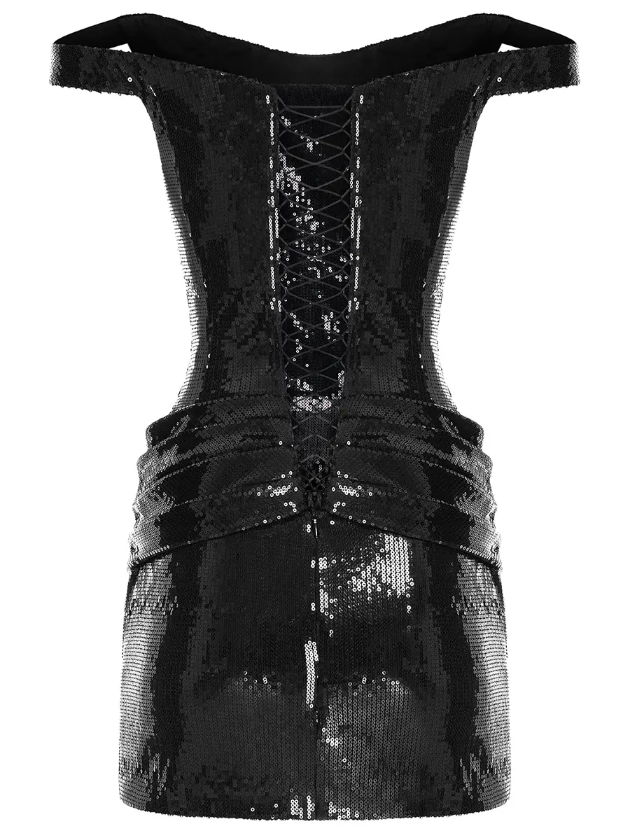 Платье с пайетками