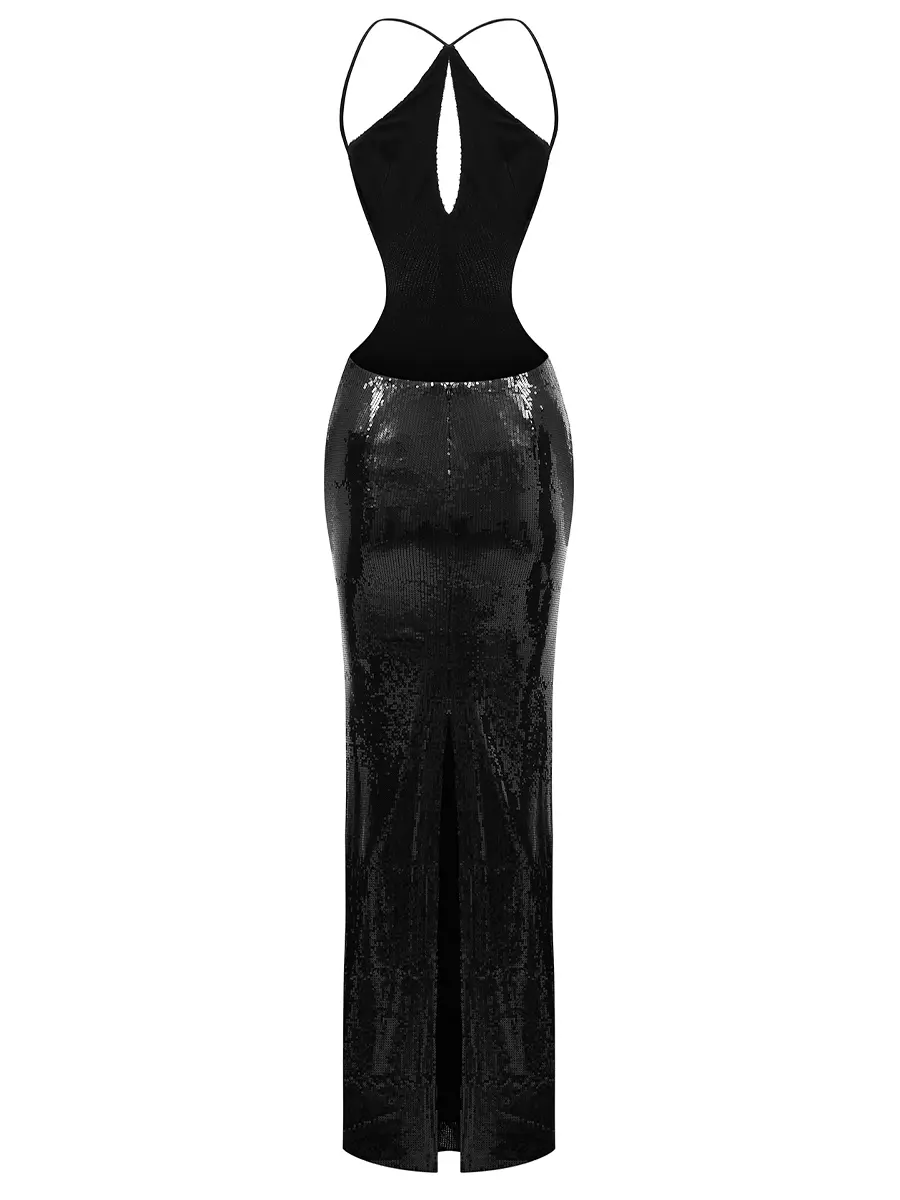 Платье с пайетками