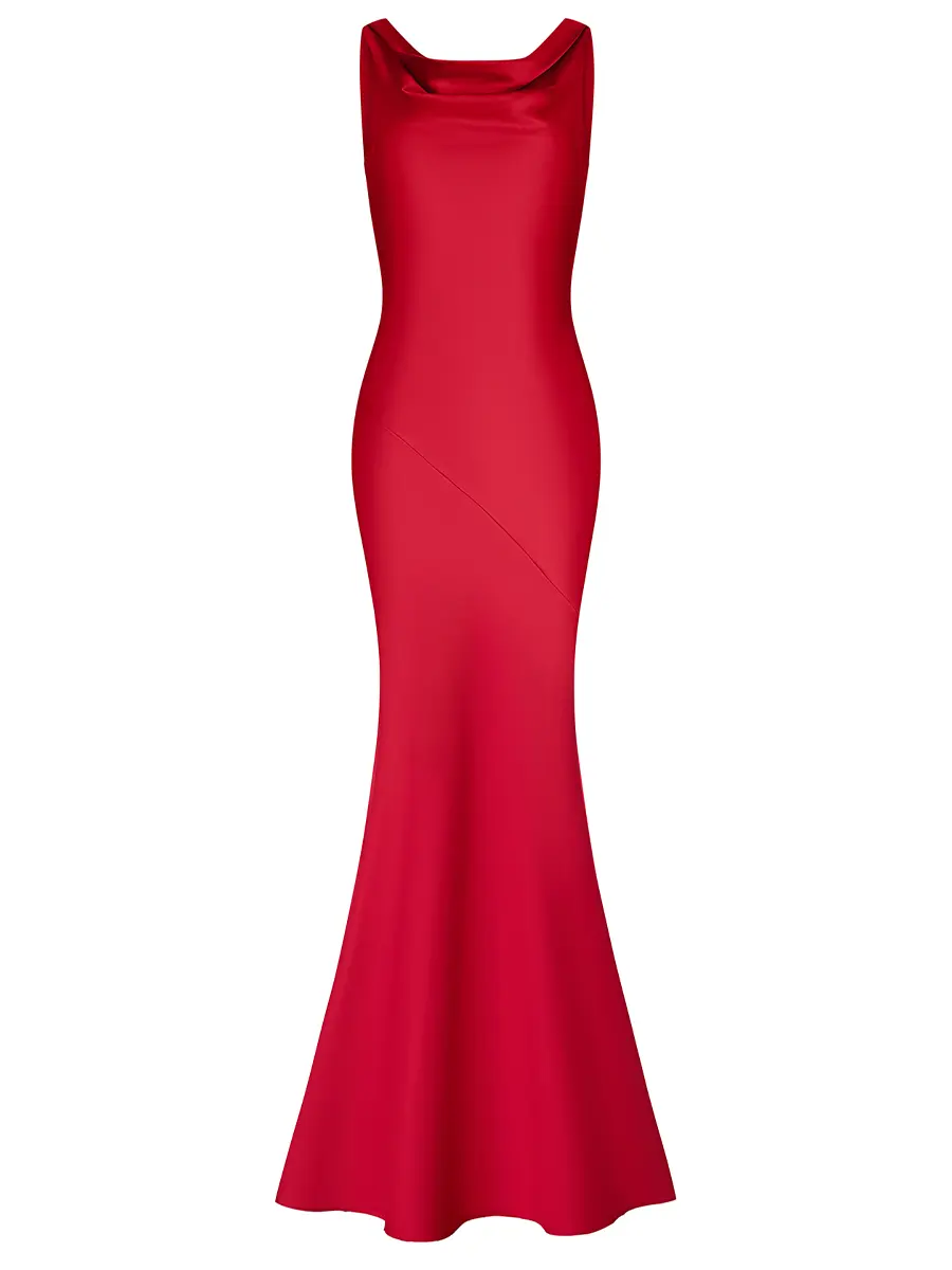 Платье однотонное