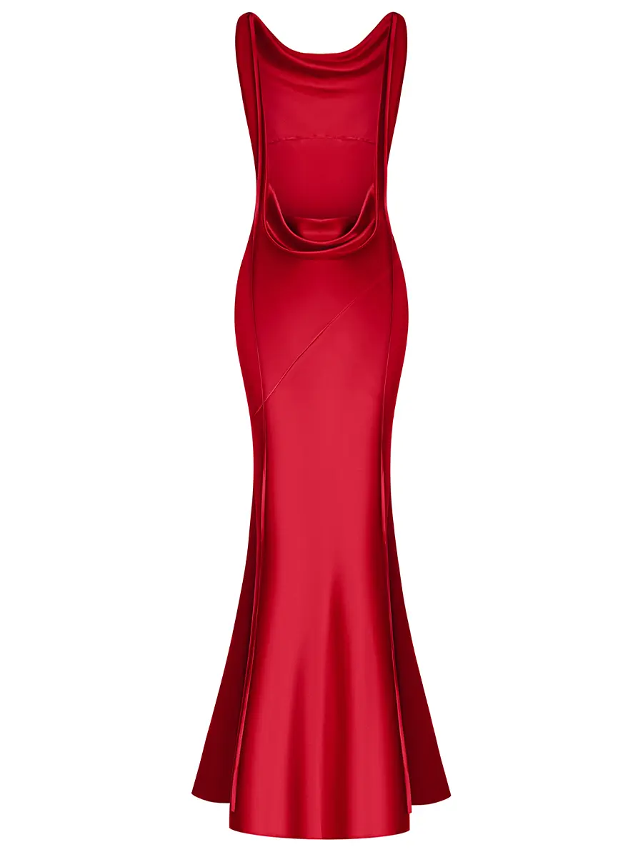 Платье однотонное