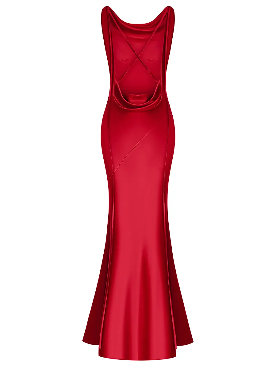 Платье однотонное