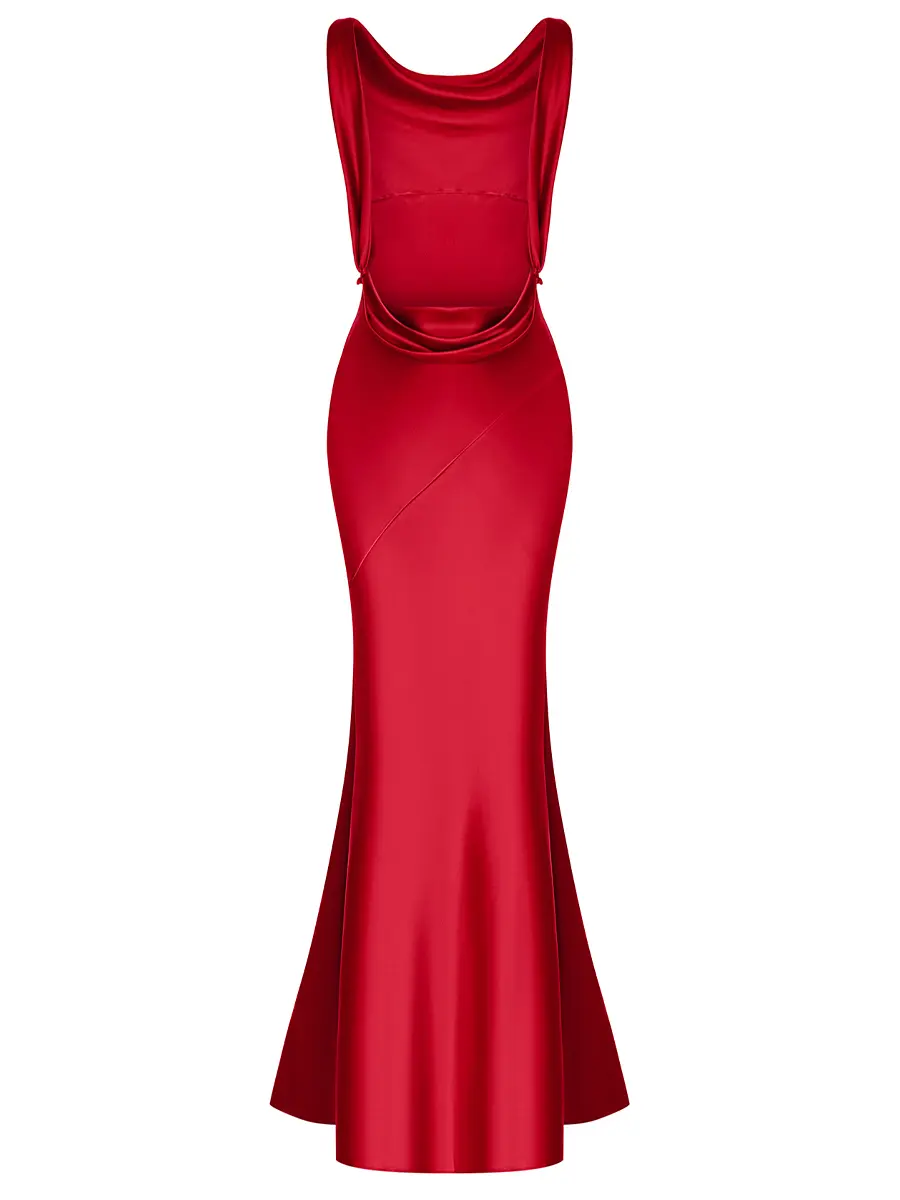 Платье однотонное