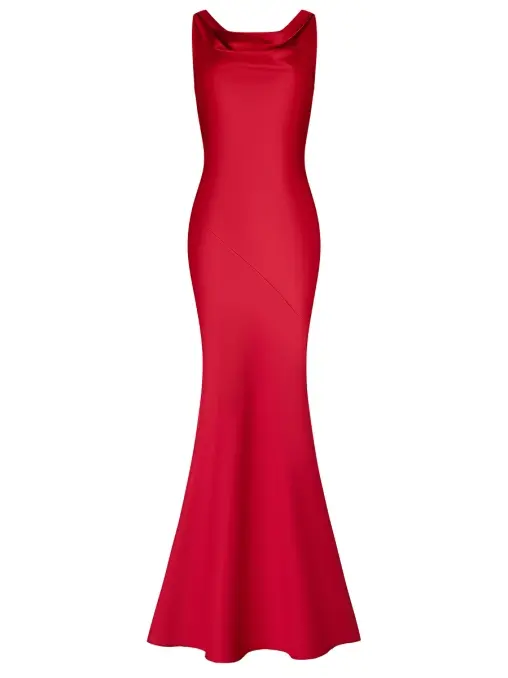 Платье однотонное SALUZA