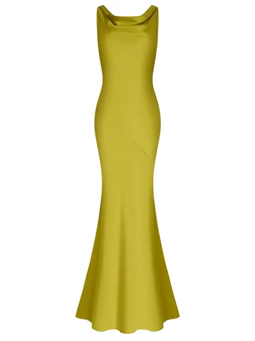 Платье однотонное SALUZA