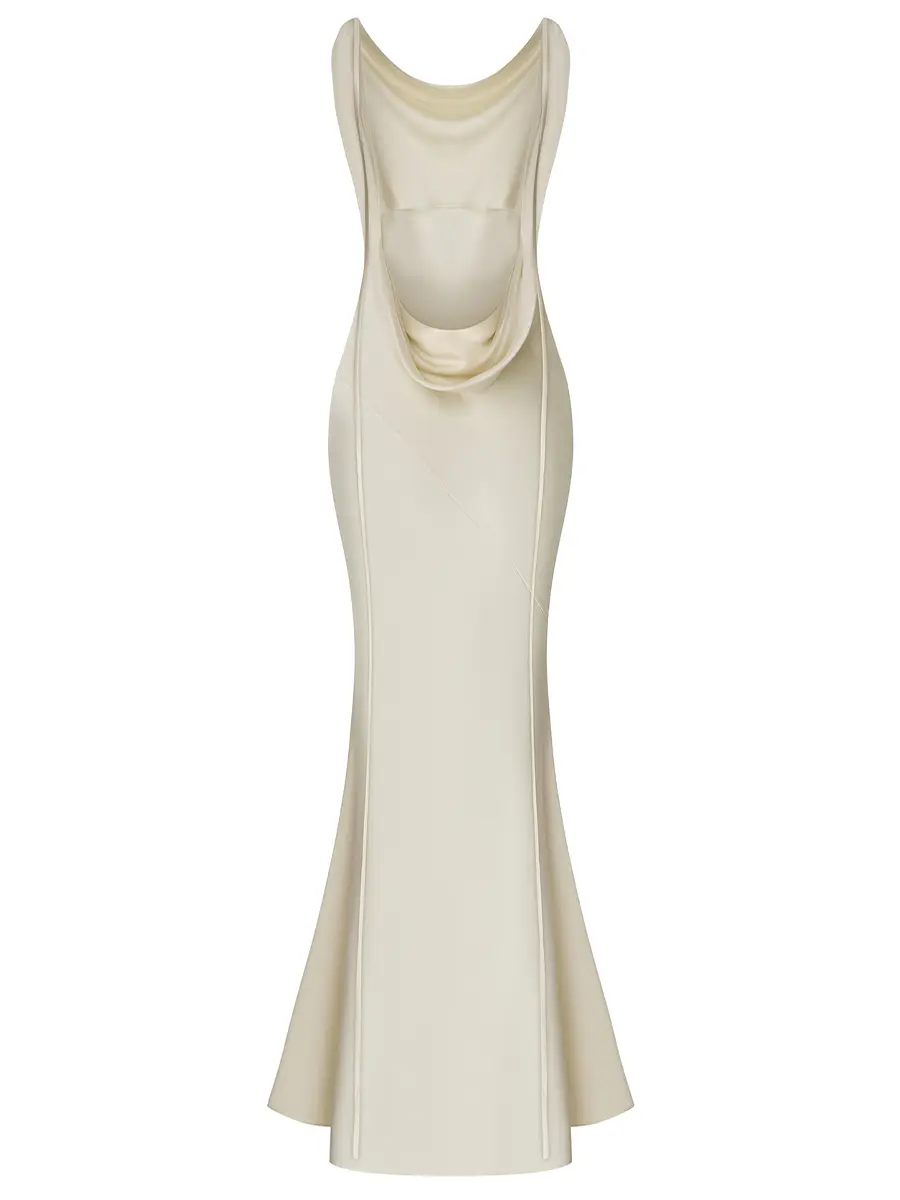 Платье однотонное