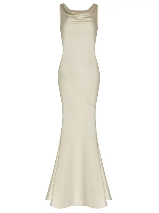 Платье однотонное SALUZA