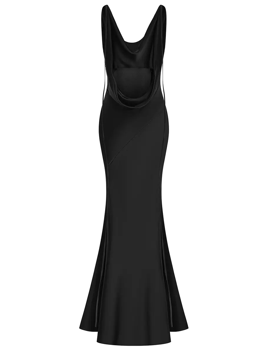 Платье однотонное