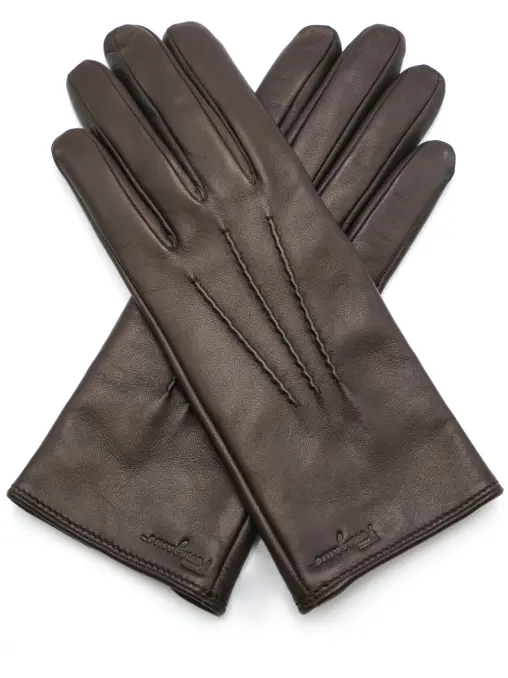 Перчатки кожаные S.FERRAGAMO