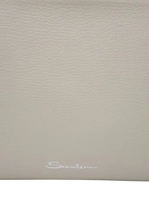 Клатч из кожи SANTONI