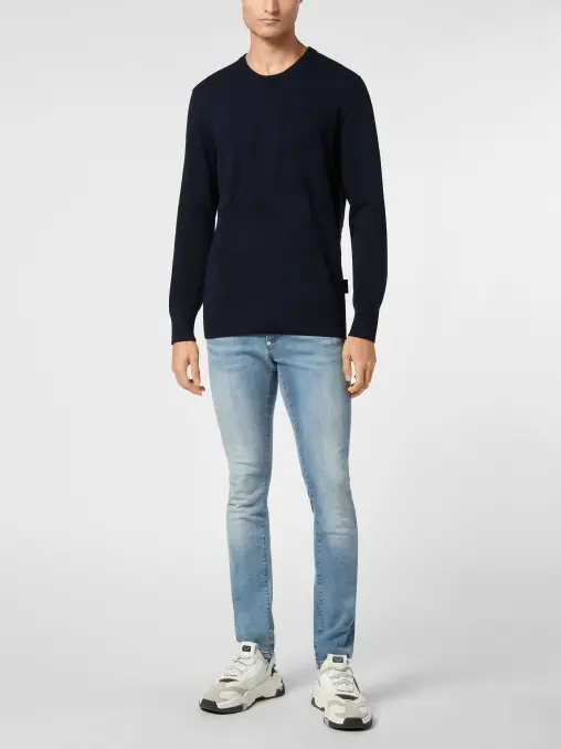 Джемпер из хлопка и шерсти PHILIPP PLEIN