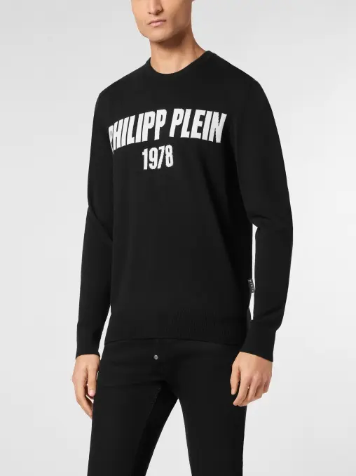 Джемпер из хлопка и шерсти PHILIPP PLEIN