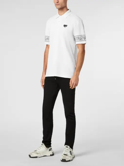 Поло хлопковое PHILIPP PLEIN