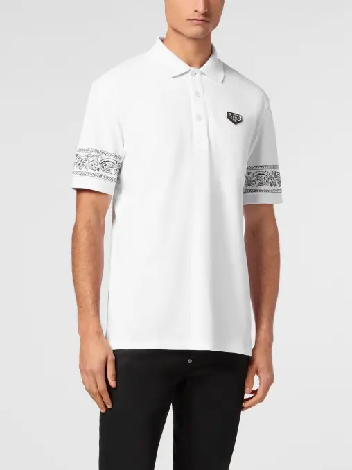 Поло хлопковое PHILIPP PLEIN
