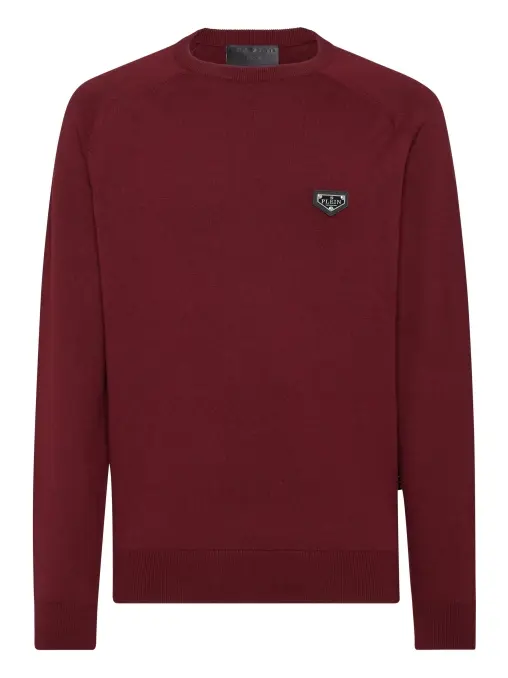 Джемпер из хлопка и шерсти PHILIPP PLEIN