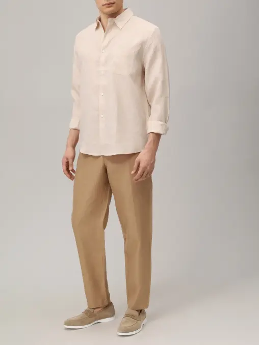 Рубашка льняная DEREK ROSE