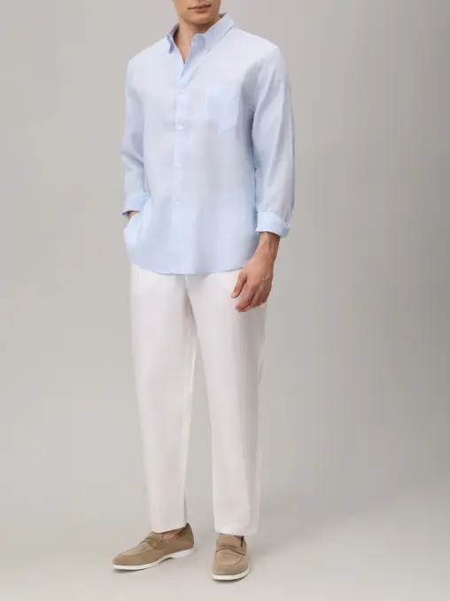 Рубашка льняная DEREK ROSE