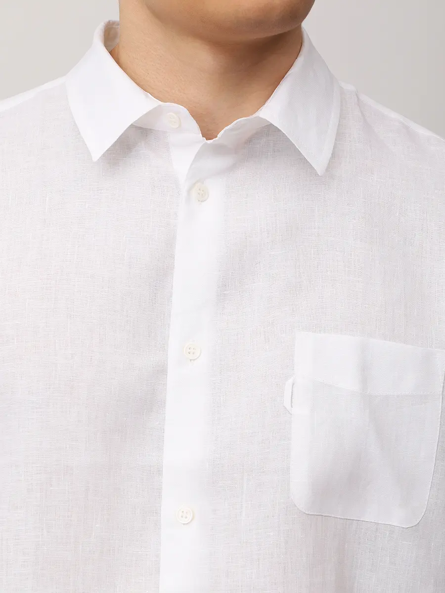 Рубашка Regular Fit льняная
