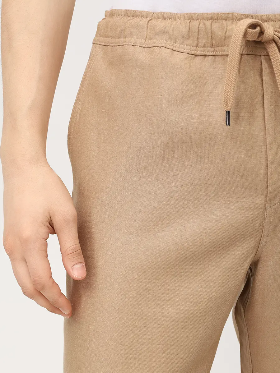 Брюки льняные