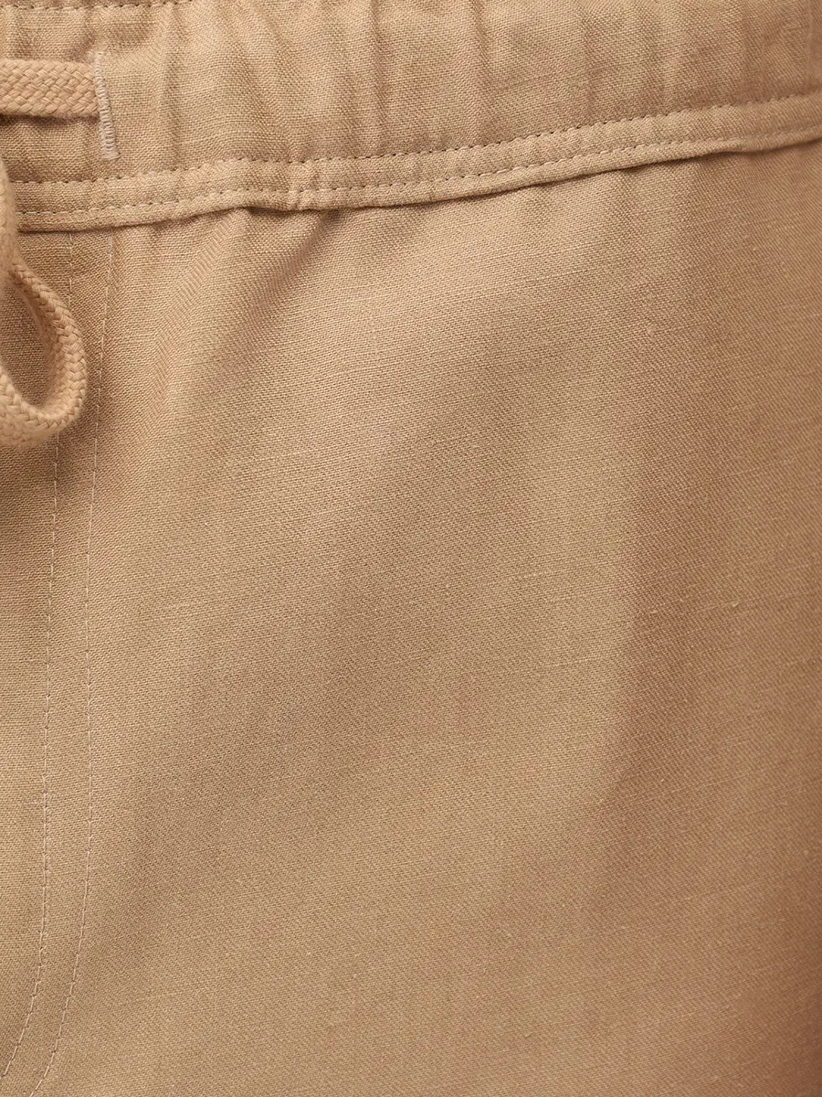 Брюки льняные