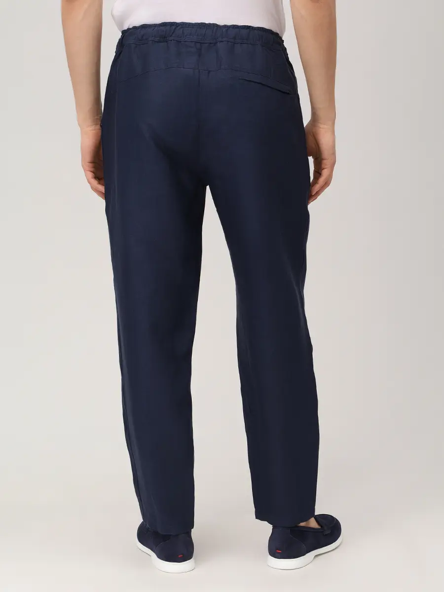 Брюки льняные