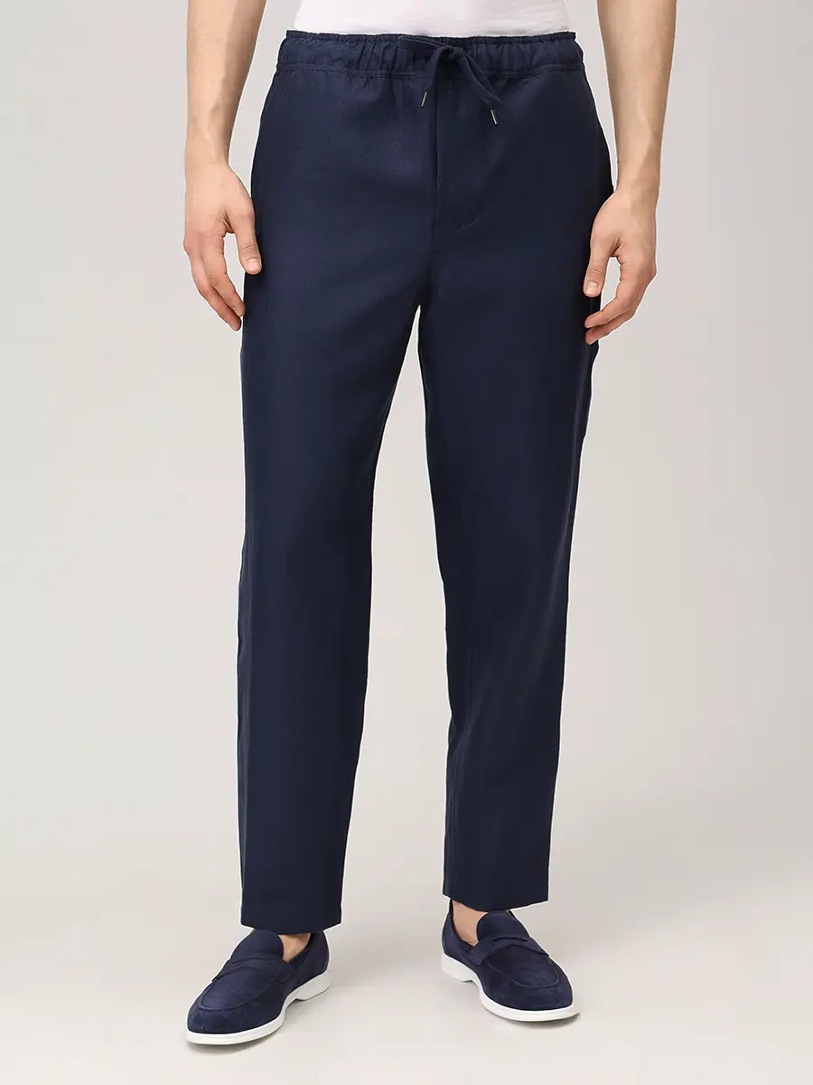 Брюки льняные