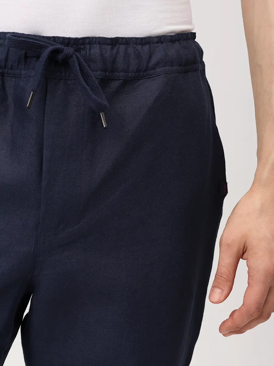 Брюки льняные