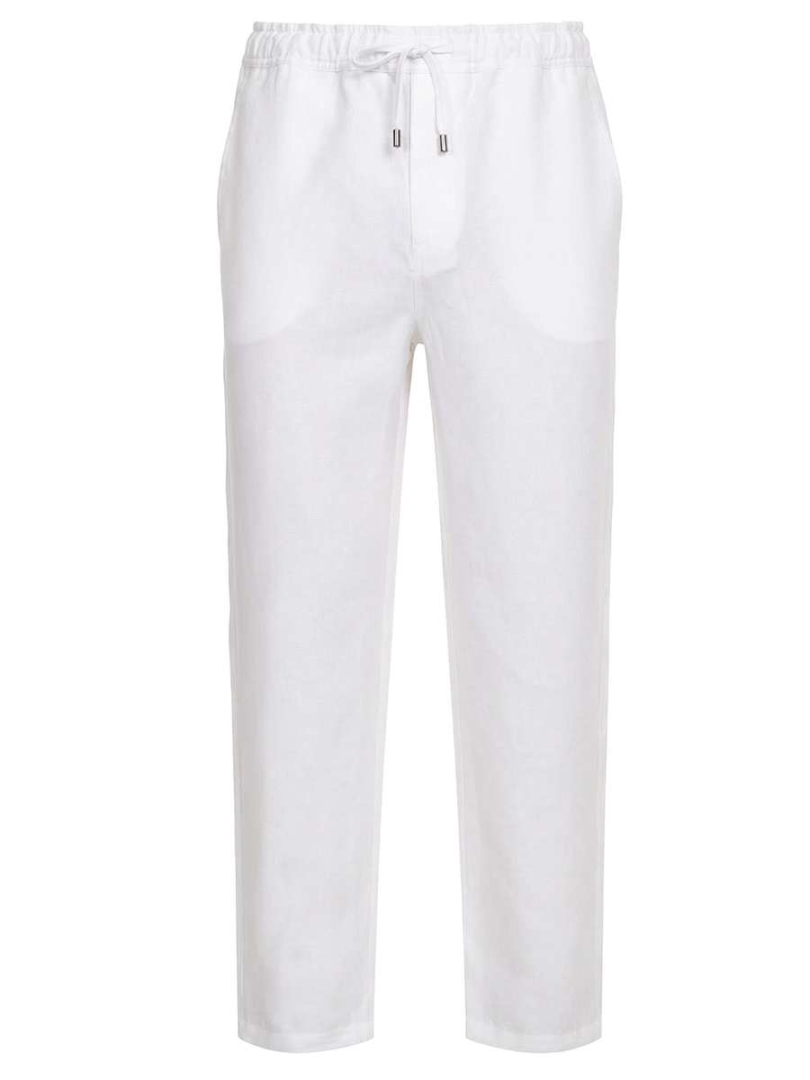 Брюки льняные