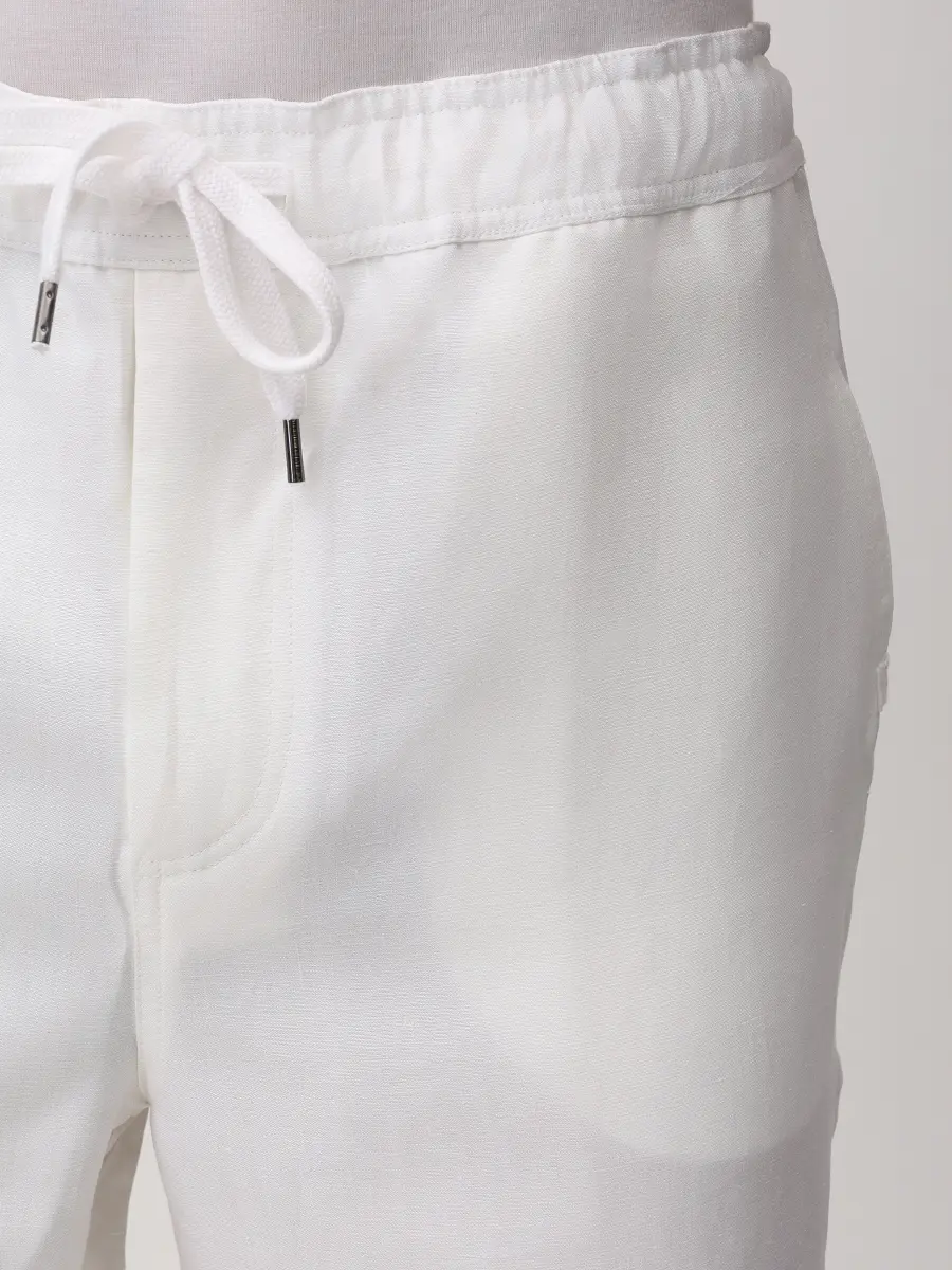 Брюки льняные