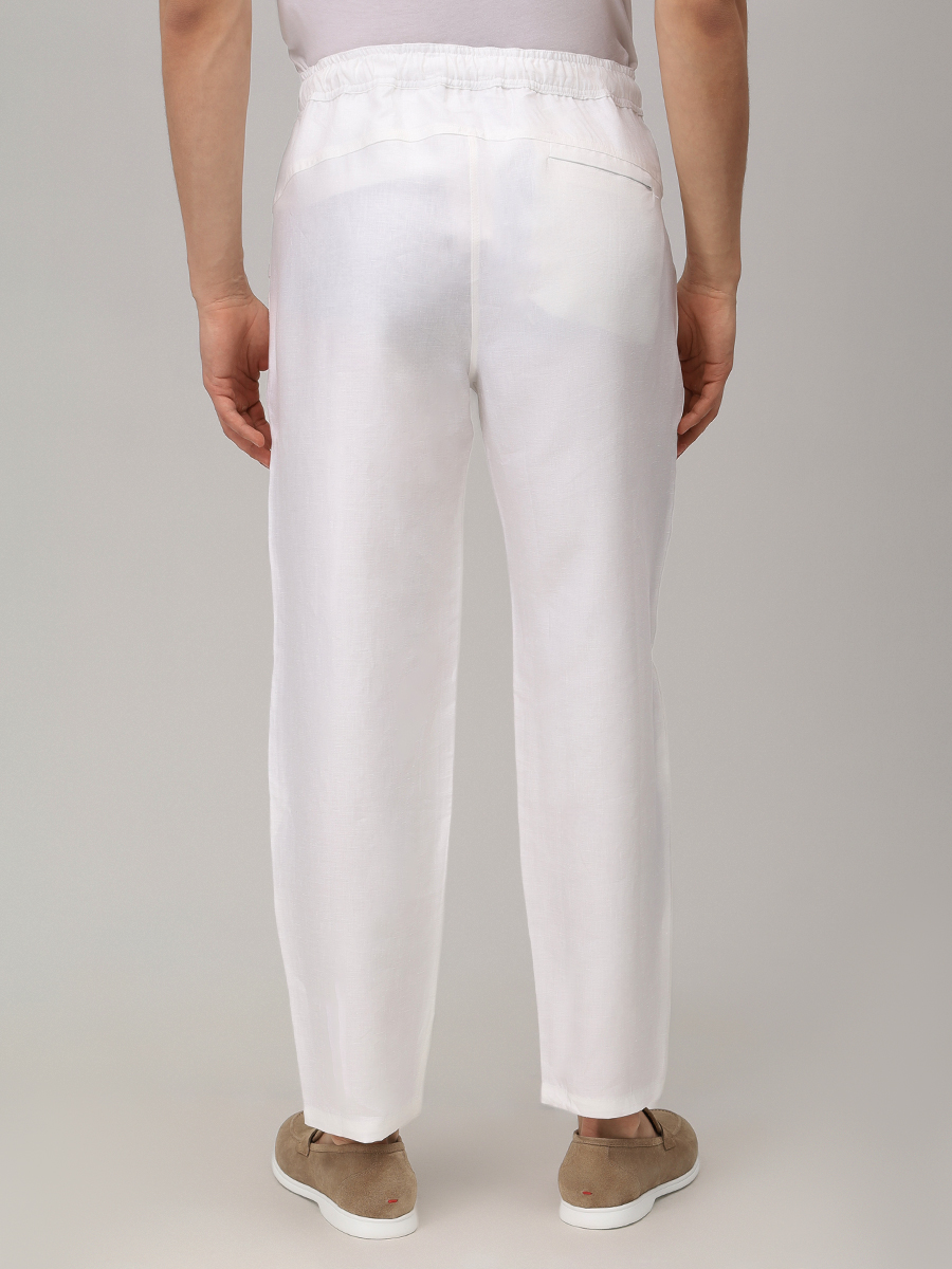 Брюки льняные