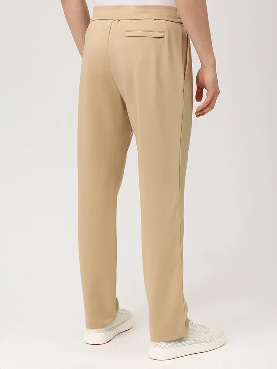 Брюки из хлопка и модала Leroy