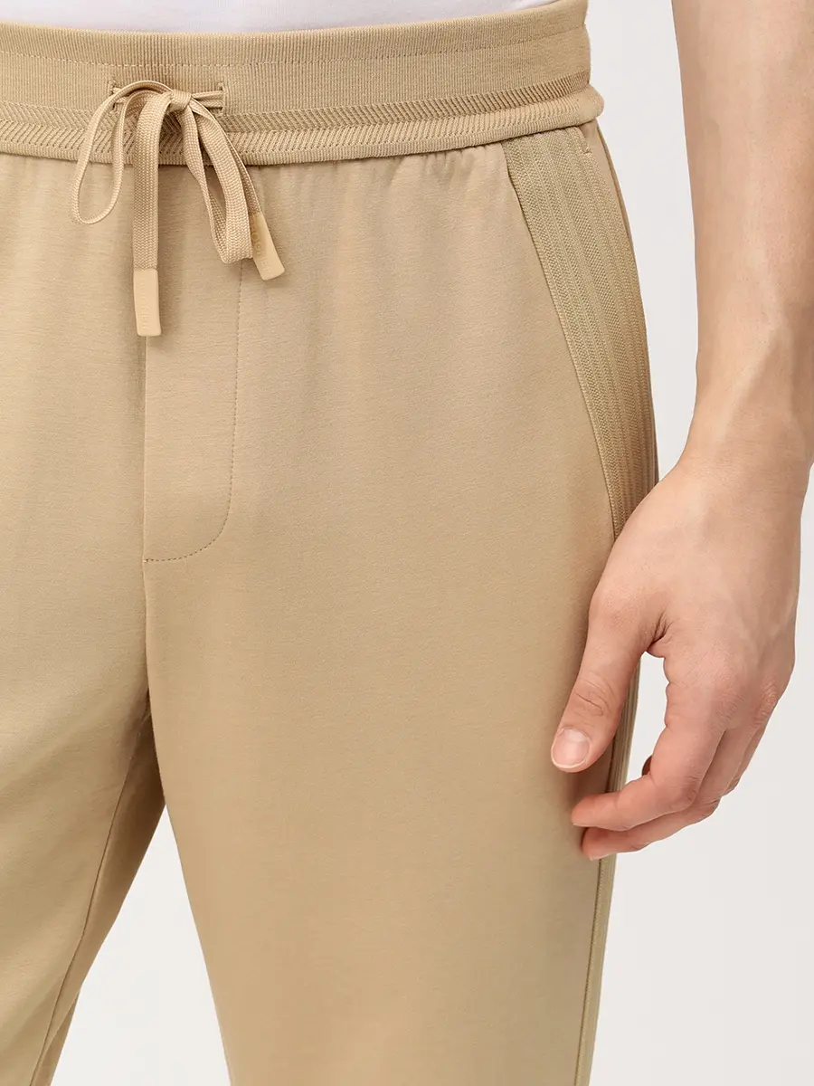 Брюки из хлопка и модала Leroy